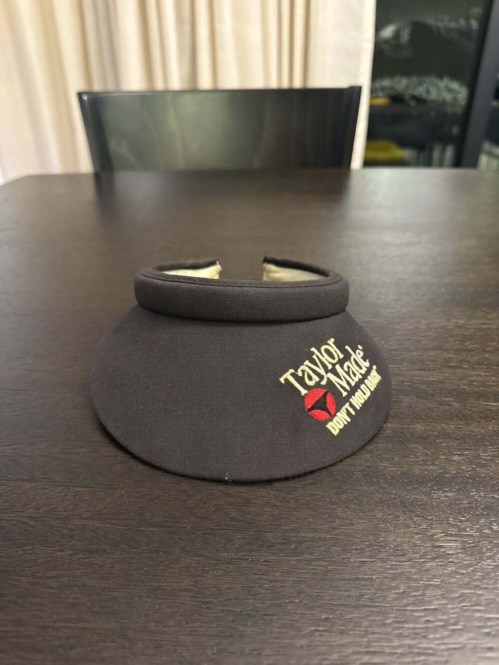 Vintage TaylorMade Golf Visor Texann by Texace Made in USA Black